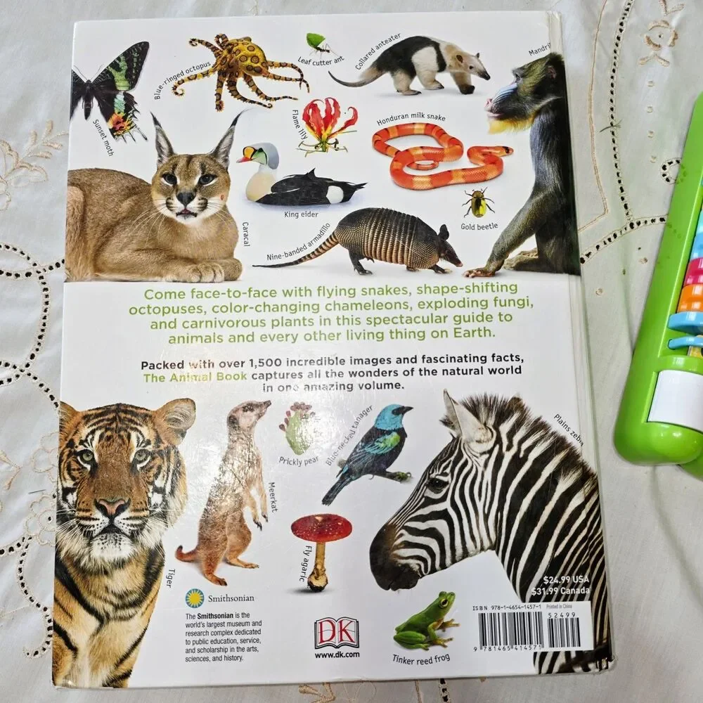 LEAP FROG Smithsonian 100 Animal Encyclopedia Lot Of‎ 2 -Learning Toys